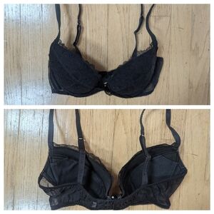 La Perla Elegant Black Lace Underwire Bra 34C